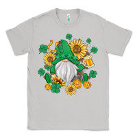 Moon Dust st patrick's day shamrock sunflowers gnome Classic Tee - MaliasSmallBusiness