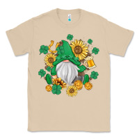 Mushroom st patrick's day shamrock sunflowers gnome Classic Tee - MaliasSmallBusiness