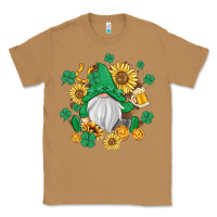 Toasted Coconut st patrick's day shamrock sunflowers gnome Classic Tee - MaliasSmallBusiness