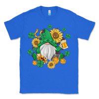 True Royal st patrick's day shamrock sunflowers gnome Classic Tee - MaliasSmallBusiness