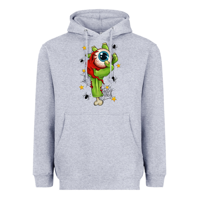 Zombie Hand With Eyeball Heavyweight Hoodie by texasbilliewilder | Teevron