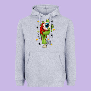 Zombie Hand With Eyeball Heavyweight Hoodie Designed By Texasbilliewilder