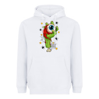White Zombie Hand with Eyeball Heavyweight Hoodie - texasbilliewilder