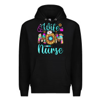 Black wife mom nurse Premium Hoodie - JahusDesignShop