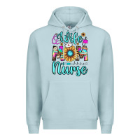 Blue Mist wife mom nurse Premium Hoodie - JahusDesignShop