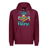 Burgundy wife mom nurse Premium Hoodie - JahusDesignShop