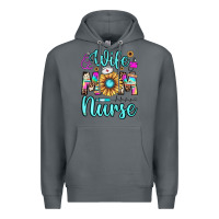 Rock wife mom nurse Premium Hoodie - JahusDesignShop