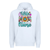 White wife mom nurse Premium Hoodie - JahusDesignShop