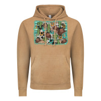 Vintage Camel cactus cowboy hat background Vintage Hoodie - AdoDesignShop