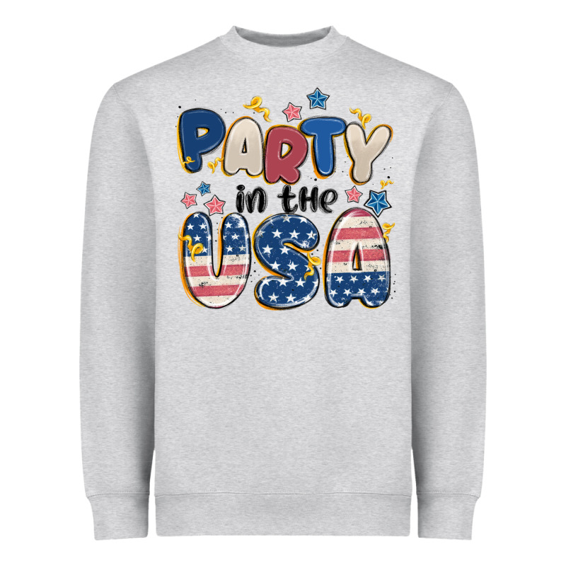 Party In The Usa Heavyweight Sweatshirt by MaliasSmallBusiness | Teevron