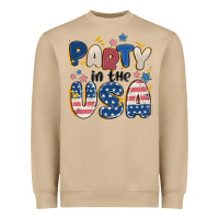Mushroom party in the usa Heavyweight Sweatshirt - MaliasSmallBusiness