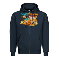 Navy Cutest Pumpkin In The Patch Zipper Hoodie - LillyAllenDesigns