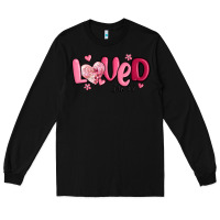 Black valentine's day loved john 3 16 Long Sleeve Tee - MaliasSmallBusiness