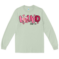 Matcha valentine's day loved john 3 16 Long Sleeve Tee - MaliasSmallBusiness