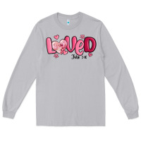 Moon Dust valentine's day loved john 3 16 Long Sleeve Tee - MaliasSmallBusiness