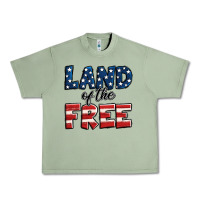 Oil Green Land of the free America Urban Heavy Tee - Jasminsmagicworld