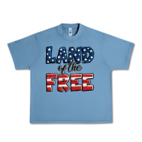 Pebble Blue Land of the free America Urban Heavy Tee - Jasminsmagicworld