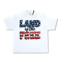 White Land of the free America Urban Heavy Tee - Jasminsmagicworld