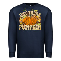 Navy Hey There Pumpkin Premium Sweatshirt - texasbilliewilder