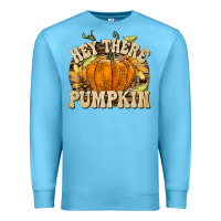 Ocean Blue Hey There Pumpkin Premium Sweatshirt - texasbilliewilder
