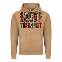 Vintage Camel santa's favorite therapist Vintage Hoodie - Jasminsmagicworld