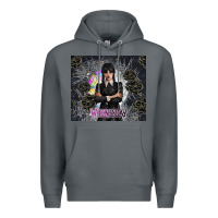 Rock gothic girl with black rose Premium Hoodie - TumblerDesignByShophia