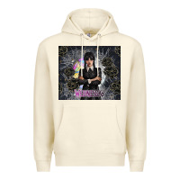 Sandshell gothic girl with black rose Premium Hoodie - TumblerDesignByShophia