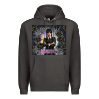 Smoke gothic girl with black rose Premium Hoodie - TumblerDesignByShophia