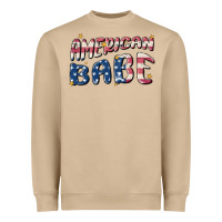 Mushroom American babe Heavyweight Sweatshirt - MaliasSmallBusiness