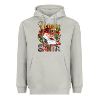 Moon Dust Howdy Santa Heavyweight Hoodie - NancyCooperArtShop