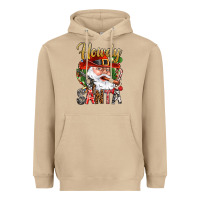 Mushroom Howdy Santa Heavyweight Hoodie - NancyCooperArtShop