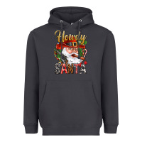 Smoke Howdy Santa Heavyweight Hoodie - NancyCooperArtShop