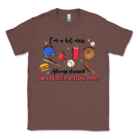 Chestnut i'm a hot mess,always stressed,and proudly a baseb Classic Tee - MaliasSmallBusiness