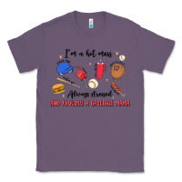 Lavender i'm a hot mess,always stressed,and proudly a baseb Classic Tee - MaliasSmallBusiness
