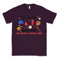 Plum i'm a hot mess,always stressed,and proudly a baseb Classic Tee - MaliasSmallBusiness