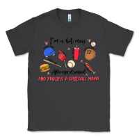 Smoke i'm a hot mess,always stressed,and proudly a baseb Classic Tee - MaliasSmallBusiness