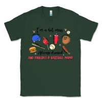 Sports Green i'm a hot mess,always stressed,and proudly a baseb Classic Tee - MaliasSmallBusiness