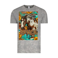 Cloud Rock Western Ranch Life Mustang Horse Vintage Tee - LillyAllenDesigns