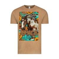 Vintage Camel Western Ranch Life Mustang Horse Vintage Tee - LillyAllenDesigns