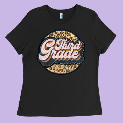 Third Grade Ladies Tee Designed By Jahusdesignshop