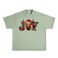 Oil Green joy highland cow Urban Heavy Tee - Jasminsmagicworld