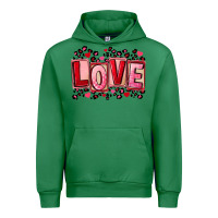 Emerald Valentine's Day love Urban Hoodie - FaDigitalArtStudio