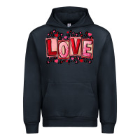 Navy Valentine's Day love Urban Hoodie - FaDigitalArtStudio