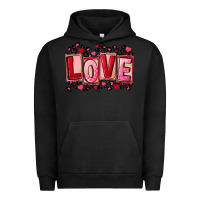 Pigment Black Valentine's Day love Urban Hoodie - FaDigitalArtStudio