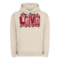 Pigment French Oak Valentine's Day love Urban Hoodie - FaDigitalArtStudio