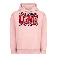 Pigment Salmon Valentine's Day love Urban Hoodie - FaDigitalArtStudio