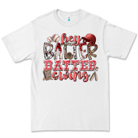 White hey batter batter swing Premium Tee - RacoonDesign