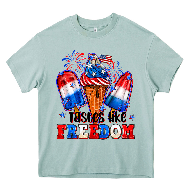 4th Of July Ice Creams Tastes Like Freedom Heavy Core Tee by Neo Western | Teevron