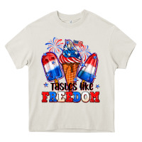 Cream 4th of July ice creams tastes like freedom Heavy Core Tee - Neo Western