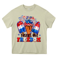 Mossy 4th of July ice creams tastes like freedom Heavy Core Tee - Neo Western